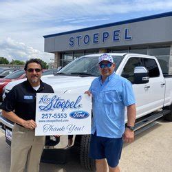 Ken stoepel ford - Ken Stoepel Ford 4.6 (525 reviews) 400 Sidney Baker St S Kerrville, TX 78028. Visit Ken Stoepel Ford. Sales hours: Service hours: View all hours. Sales Service; Monday: 8:30am–7:00pm 